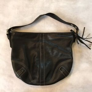 Coach leather satchel purse